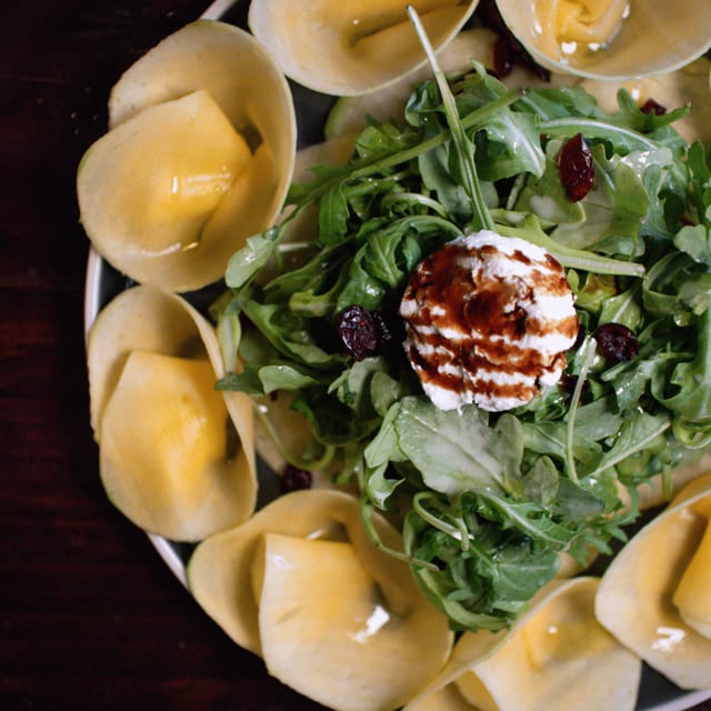Mango & Arugula Salad.